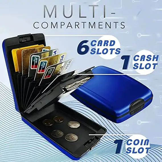 Portefeuille de dépôt et de retrait rfid