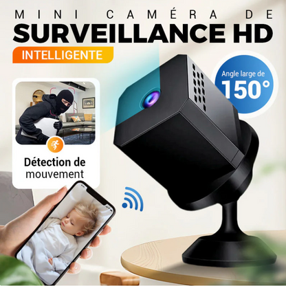 Caméra de surveillance haute définition sans fil avec vision nocturne
