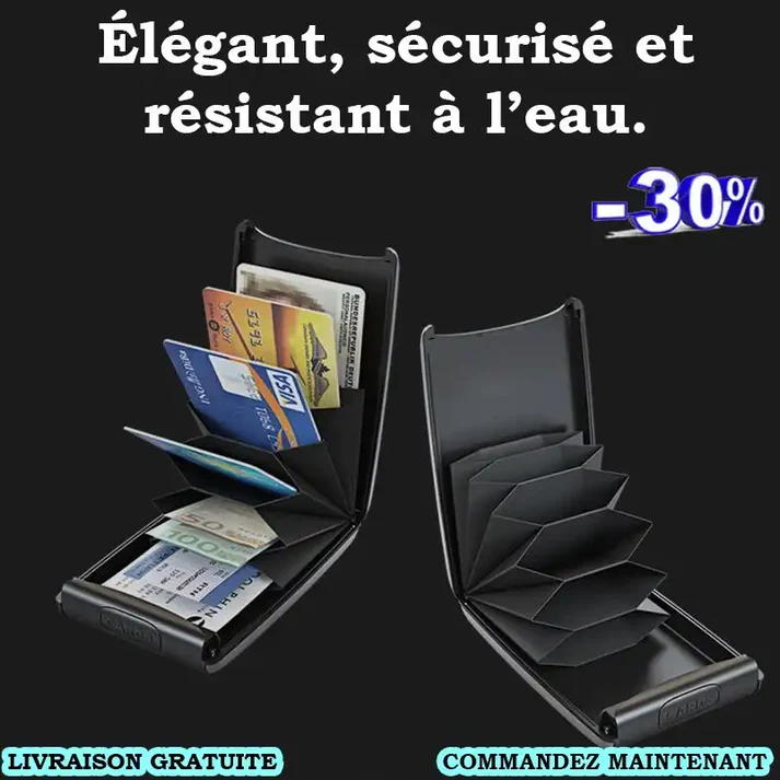 Portefeuille de dépôt et de retrait rfid