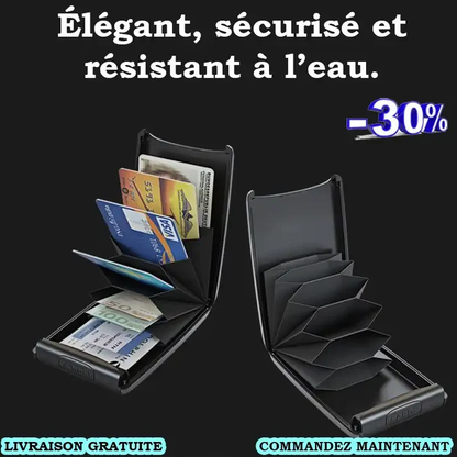 Portefeuille de dépôt et de retrait rfid