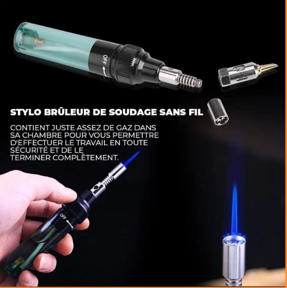 Fer à souder portable 4 en 1 à gaz