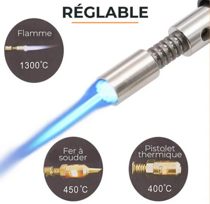Fer à souder portable 4 en 1 à gaz