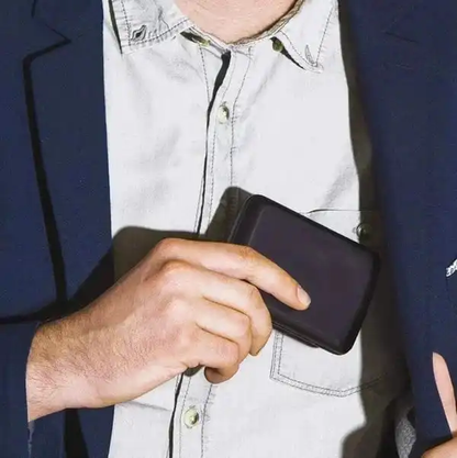 Portefeuille de dépôt et de retrait rfid